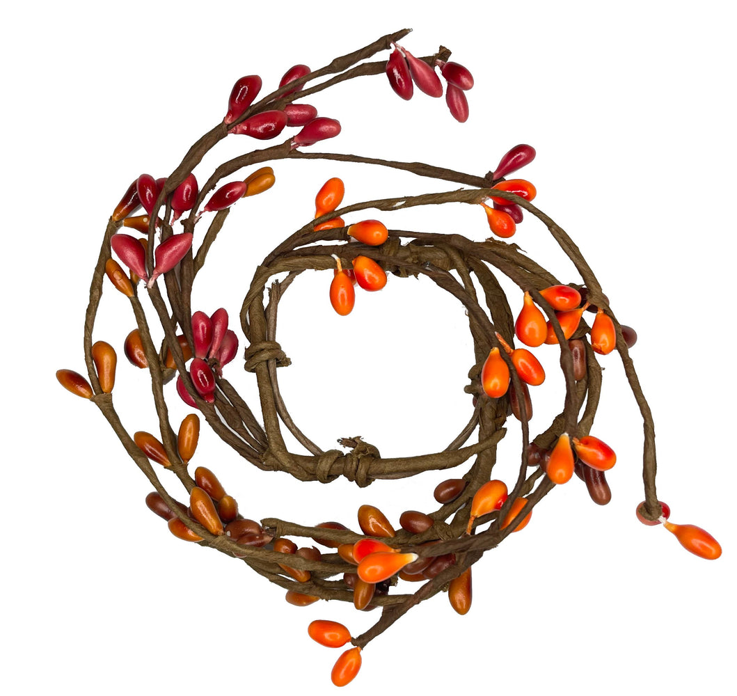 Orange Pip Berry Taper Candle Ring