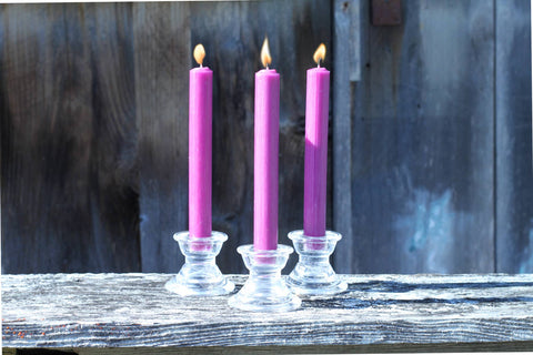 Simplicity Glass Candle Holders