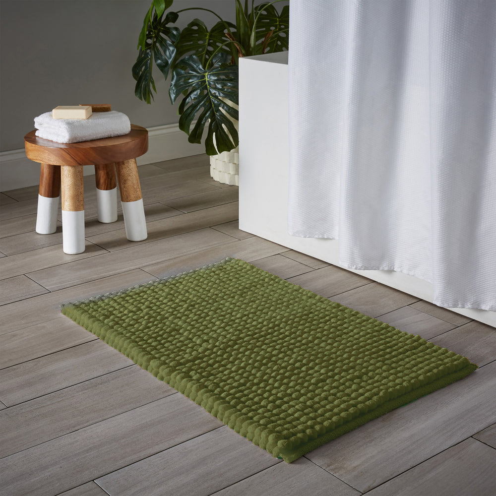 Puff Bath Mat Green