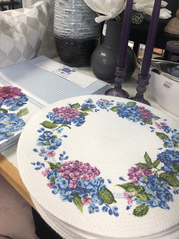 Whispers of Blue Braided Placemat