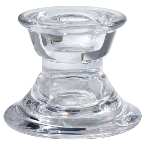 Simplicity Glass Candle Holders