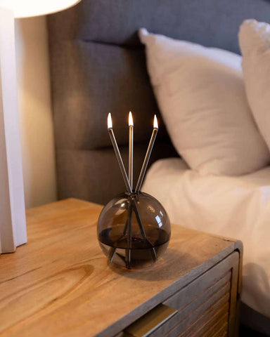 Neva Storm Glass Vase for Everlasting Candles