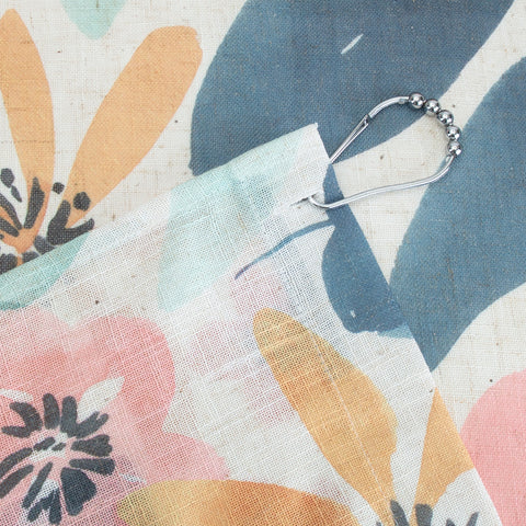 Saltillo Fabric Shower Curtain