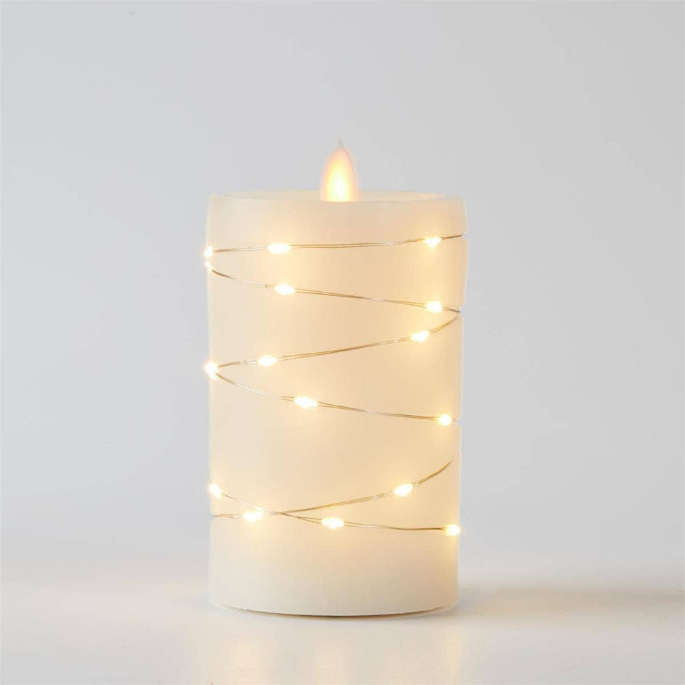 Deco Lite LED Pillar w/String Lights