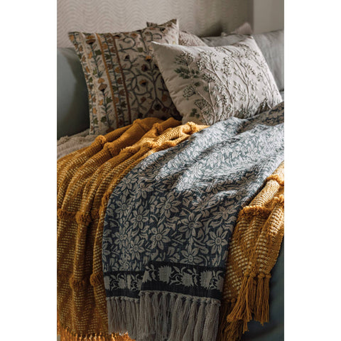 Heirloom Iris Throw