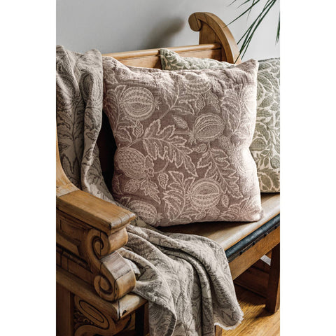 Heirloom Topiary Green Throw