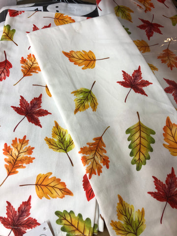 Fall Leaves Table Runner or Tea Towels