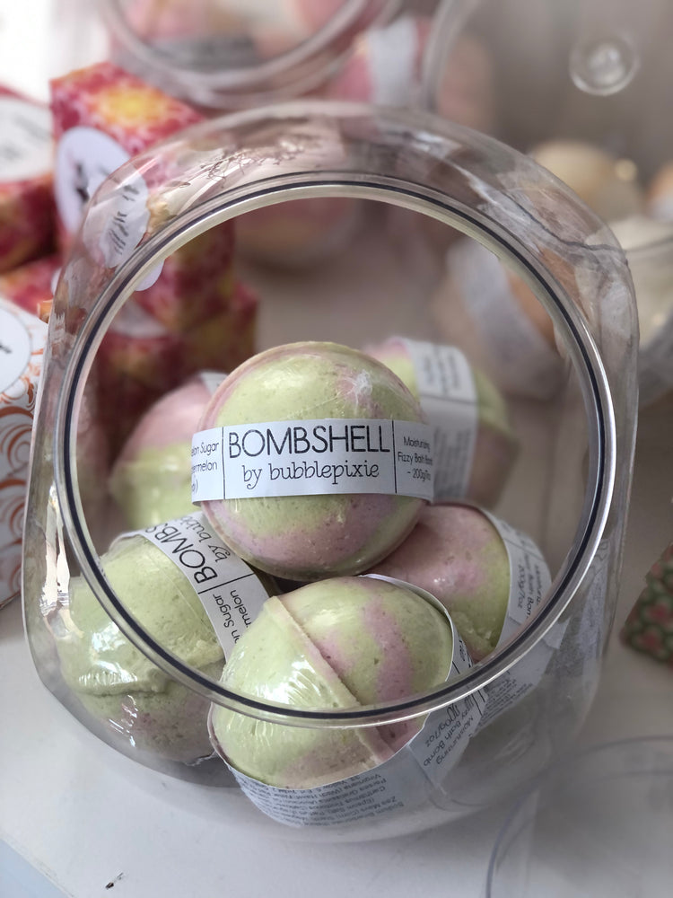 Watermelon Sugar (with Watermelon Candy) Bombshell Bath Bomb