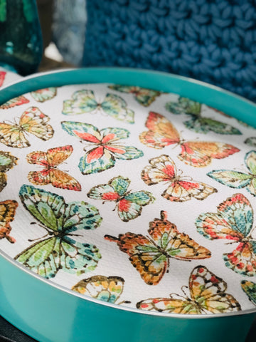 Butterfly Garden Braided Placemat