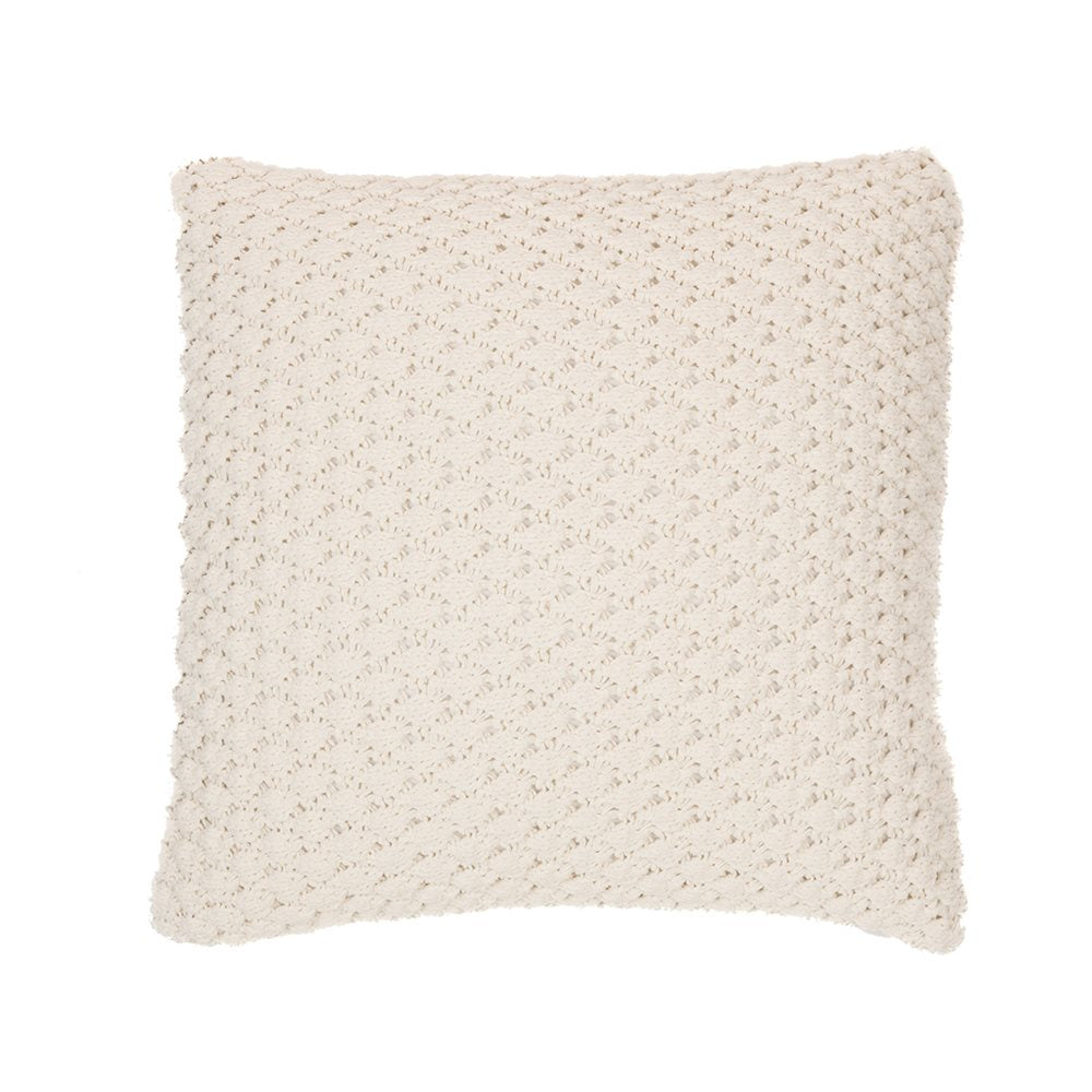 Basket Knit Cushion Cream