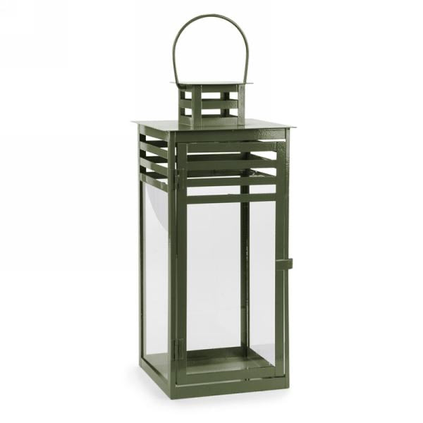 Khaki Green Metal Lanterns