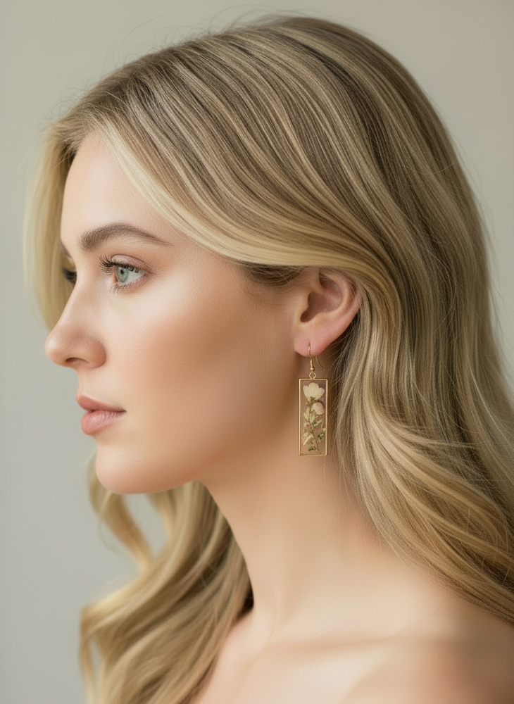 Floral Drop Earrings by Lola Dolly