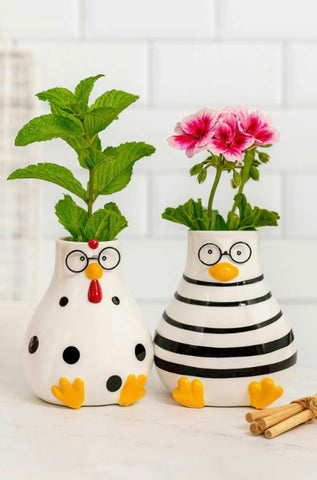 Chicken Vase