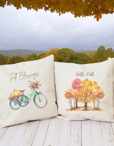 Fall Blessings Pillow Cover