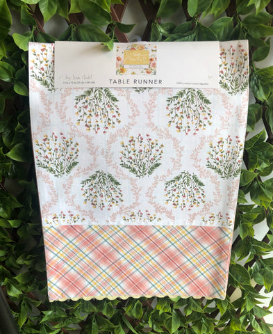 Botanical Sketchbook Table Runner