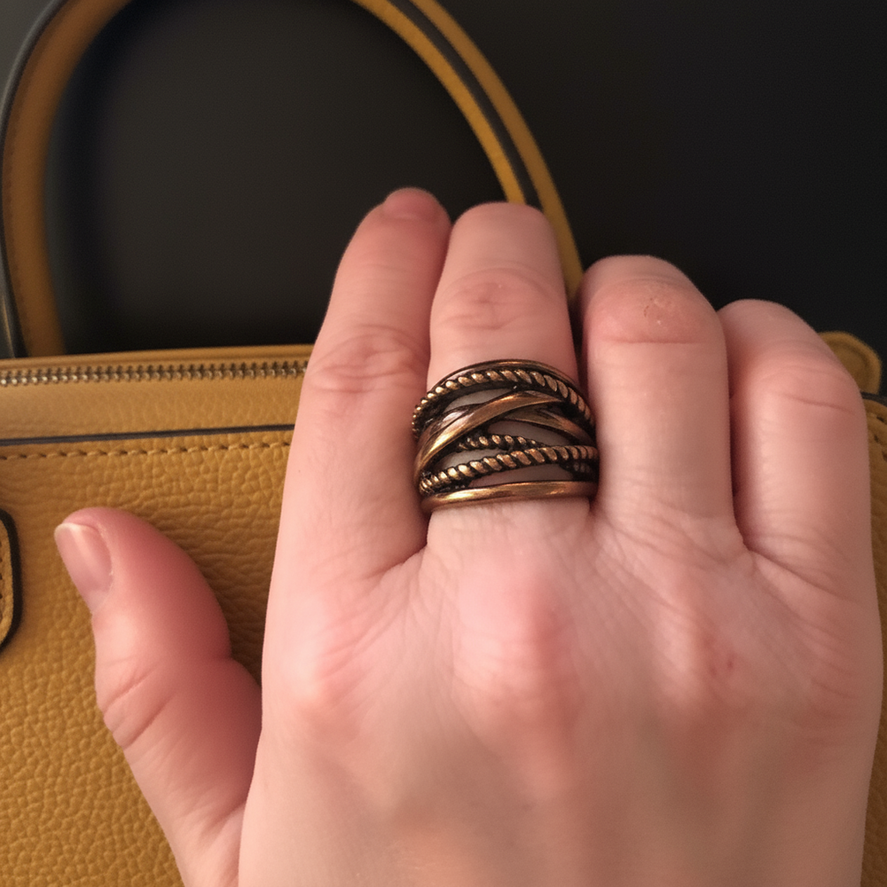 Bronze Rope Ring