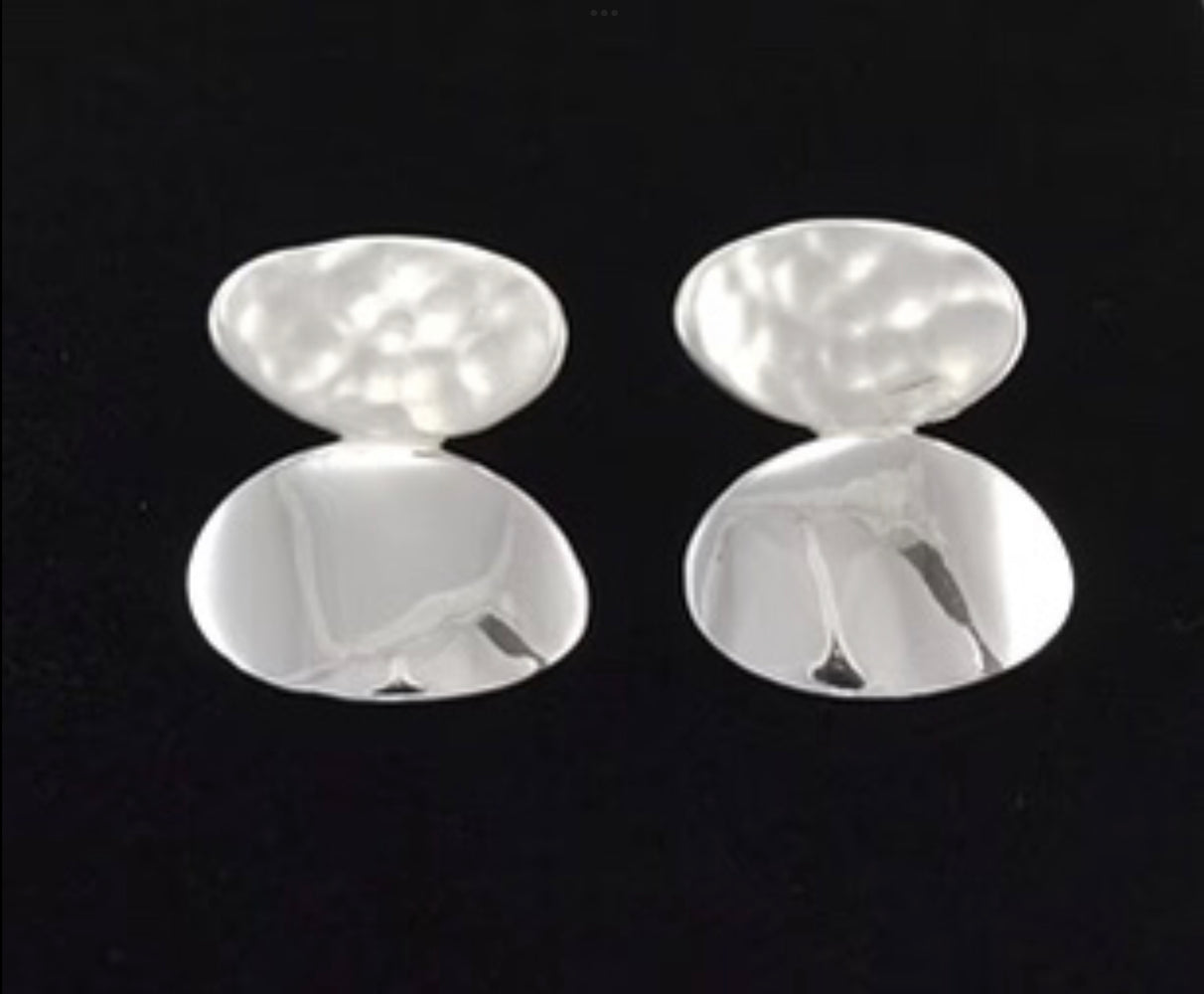 Silver Stone Earrings