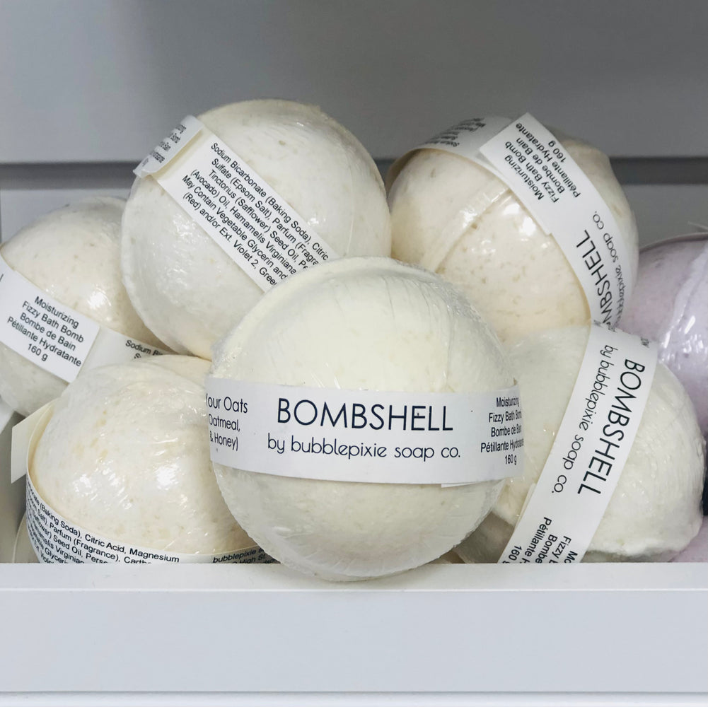 Feel Your Oats (with Oatmeal, Milk & Honey) Bombshell Bath Bomb