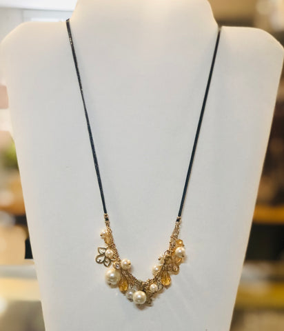 Pearl Cluster Necklace