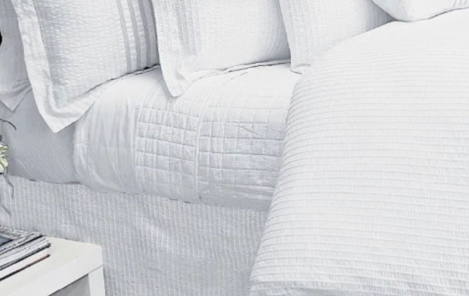 Dorchester White Bedskirt