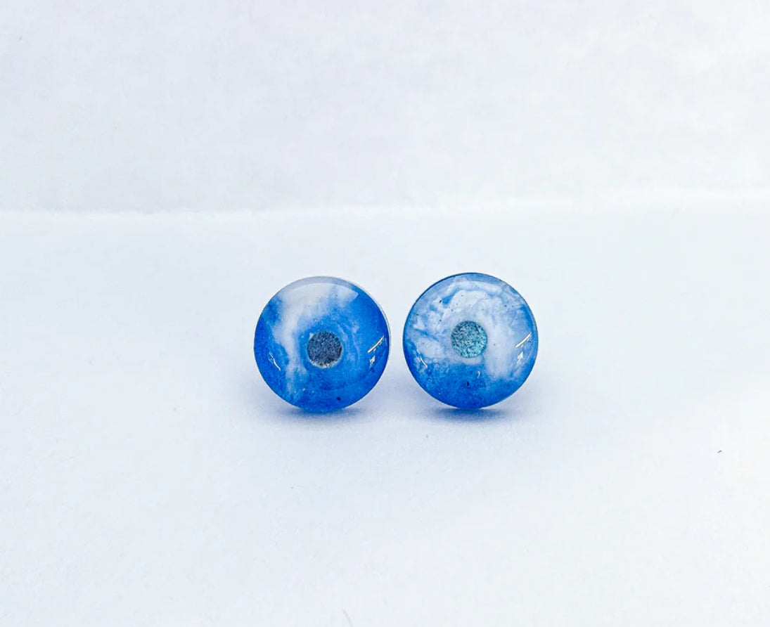 Ice Stud Earrings by Sea Salt & Twig