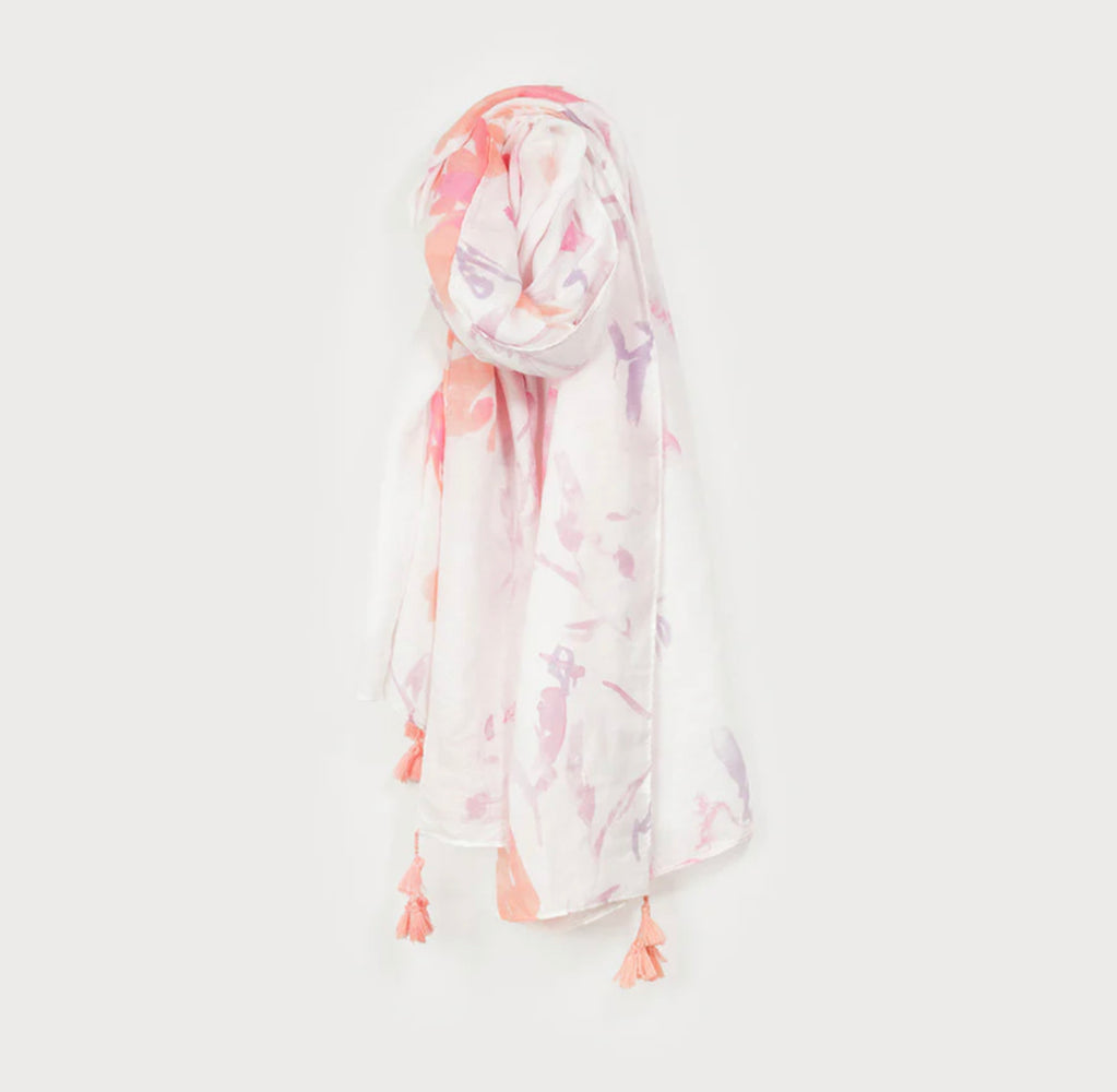 Summer Floral Scarf Pastel