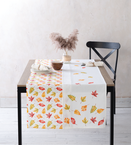 Fall Leaves Table Runner or Tea Towels