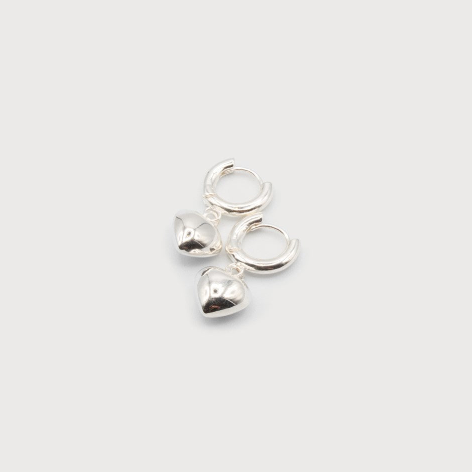 Heart and Hoop Earrings
