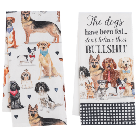 Dog Tea Towel