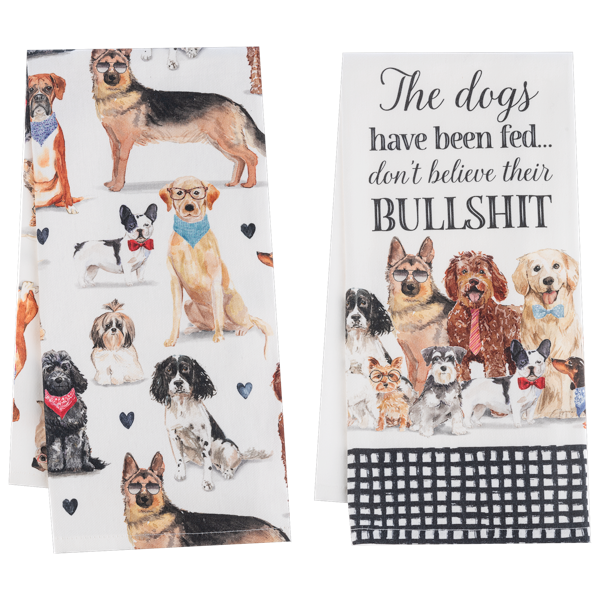 Dog Tea Towel