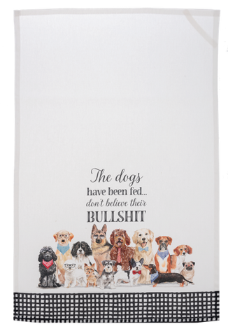 Dog Tea Towel