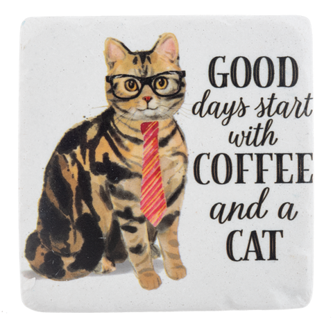Cat Coasters Set