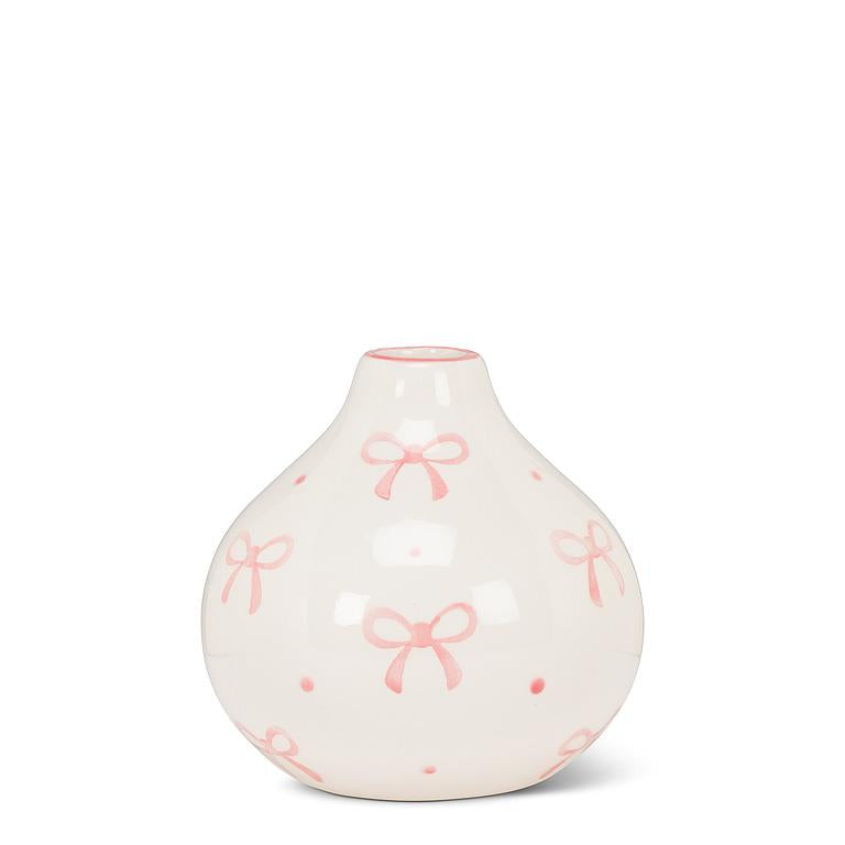 Ball Vase with Bows