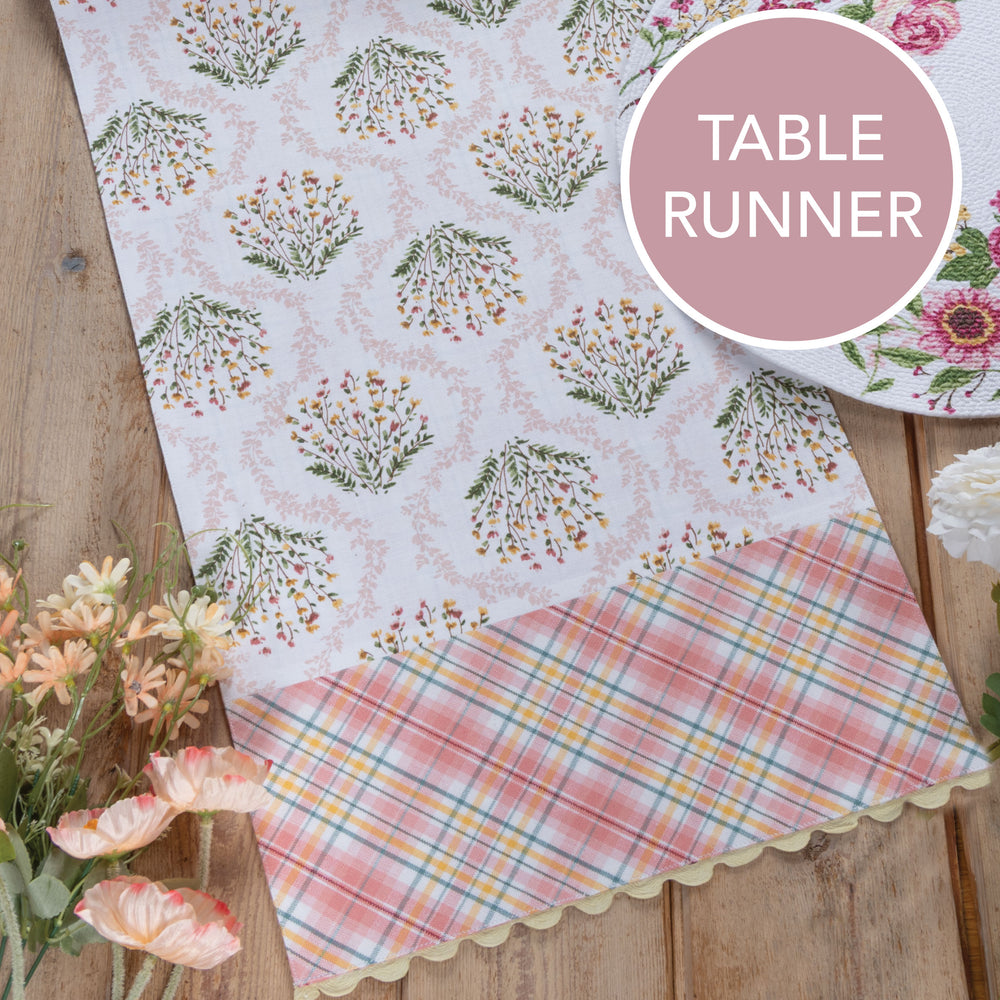 Botanical Sketchbook Table Runner