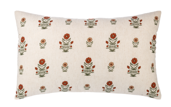 Floral Lumbar Pillow