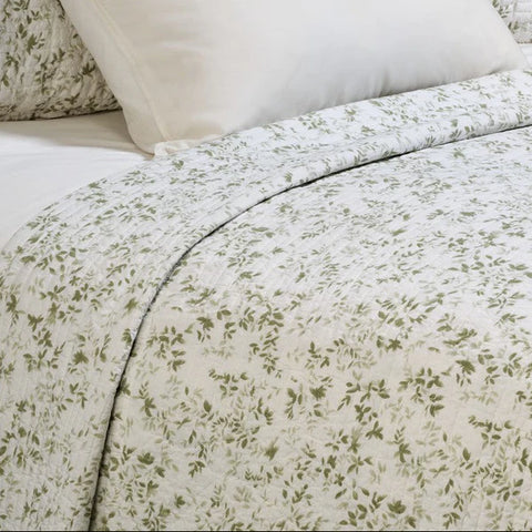Marjolaine Quilt Set Sage
