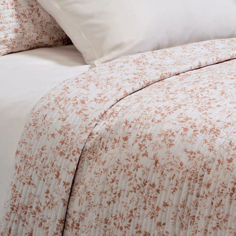 Marjolaine Quilt Set Terracotta