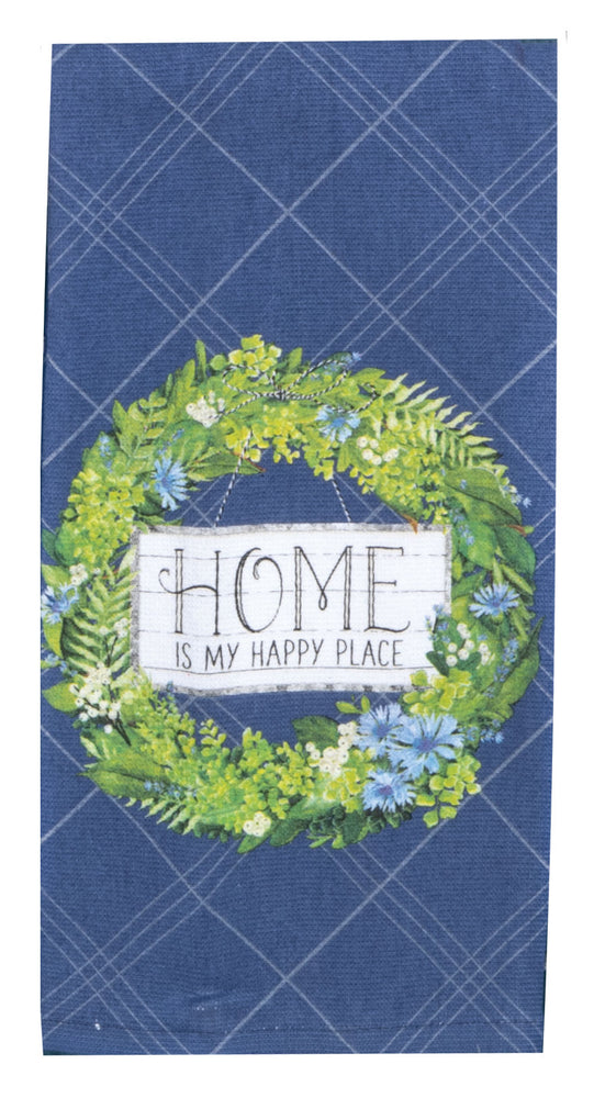 Home is My Happy Place Dual Purpose Tea Towel