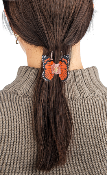 Monarch Butterfly Hair Clip