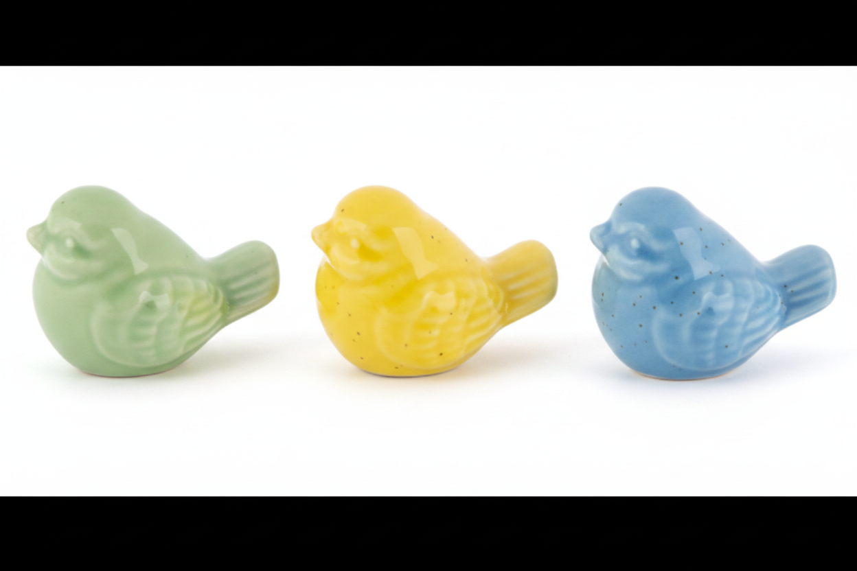 Mini Chubby Bird Figurine
