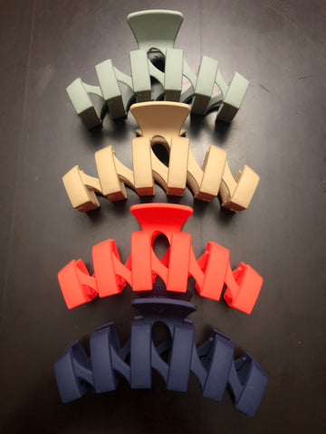 Zig Zag Hair Claw Clips