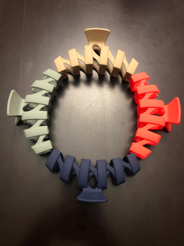 Zig Zag Hair Claw Clips
