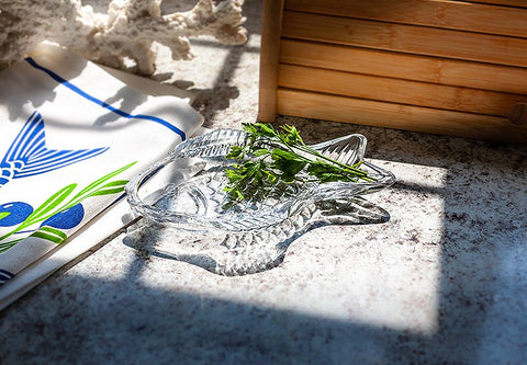 Glass Fish Dish