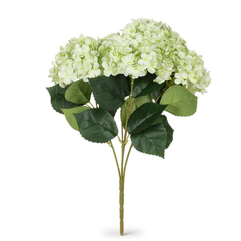 Real Touch Hydrangea Bouquet Green