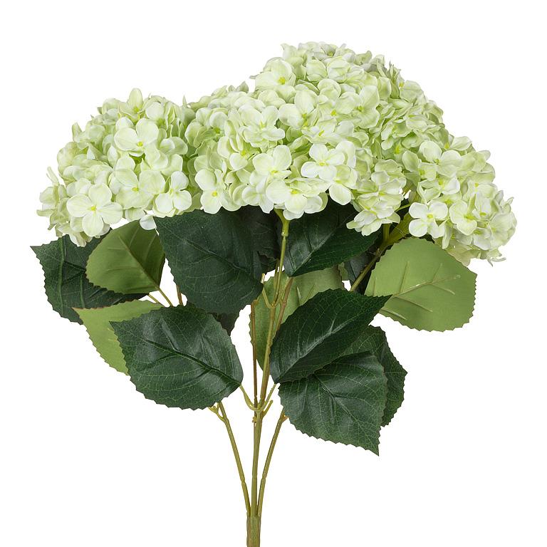 Real Touch Hydrangea Bouquet Green