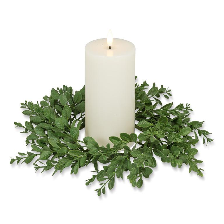 Boxwood Candle Ring