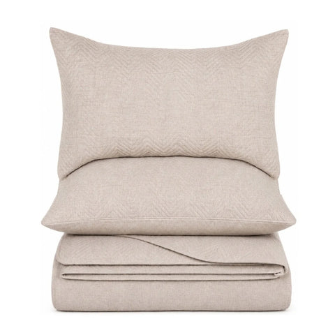 Nelson Quilt Set Natural