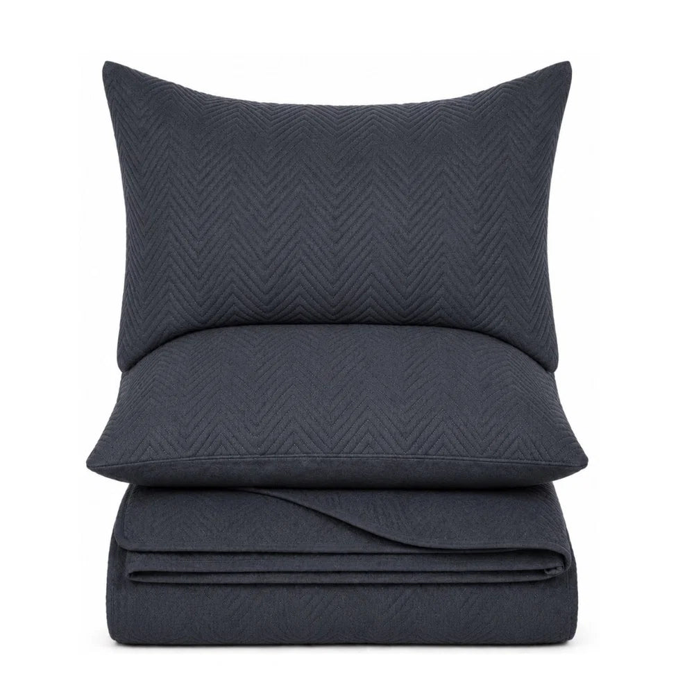 Nelson Quilt Set Navy
