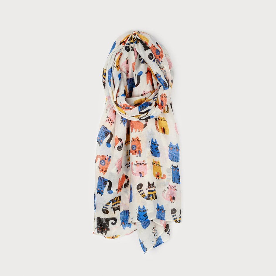 Kitty Scarf Playful
