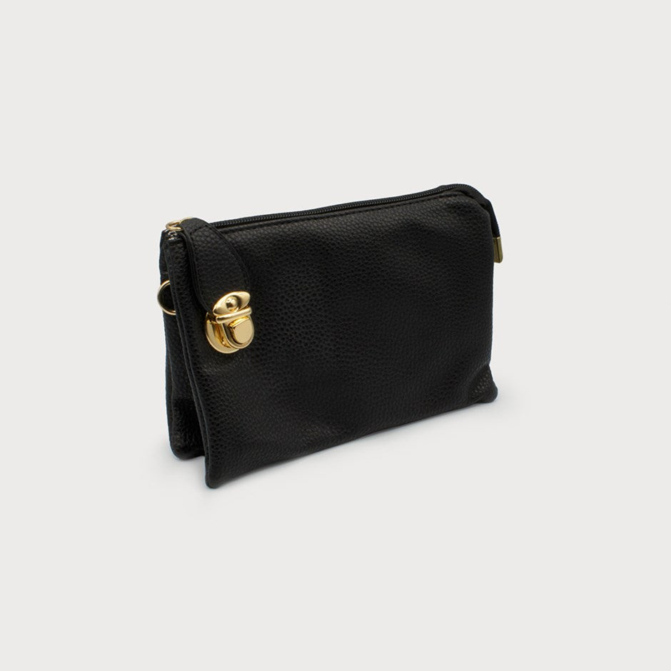 Amanda Crossbody Black w/Gold